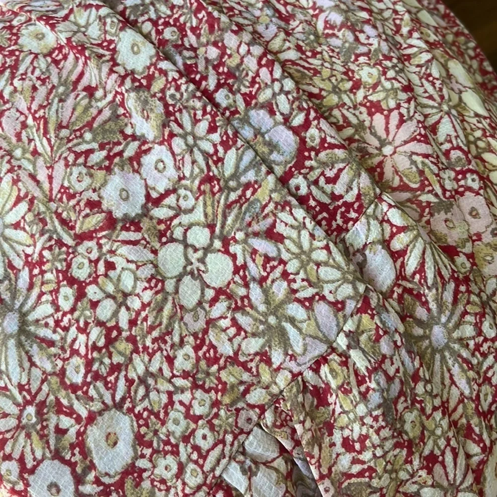 NWT Free People Feeling Groovy Maxi Red combo Size Small or Medium